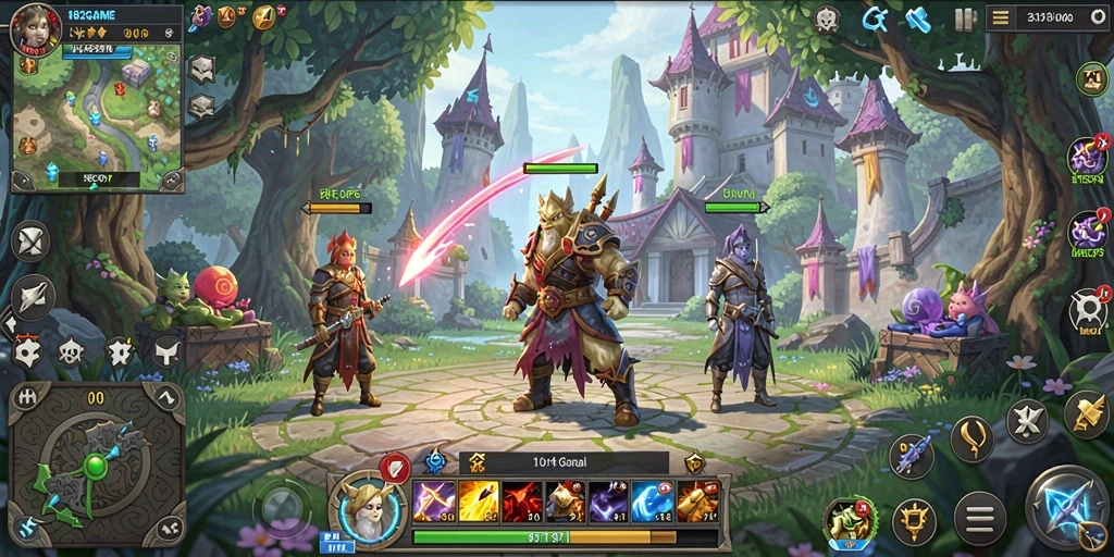 Tampilan gameplay mendebarkan di dunia fantasi <strong>182GAME</strong>.