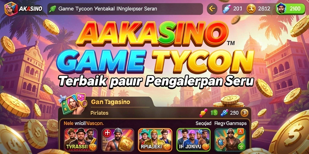 Tangkapan layar utama AAKASINO menampilkan suasana kasino yang meriah.