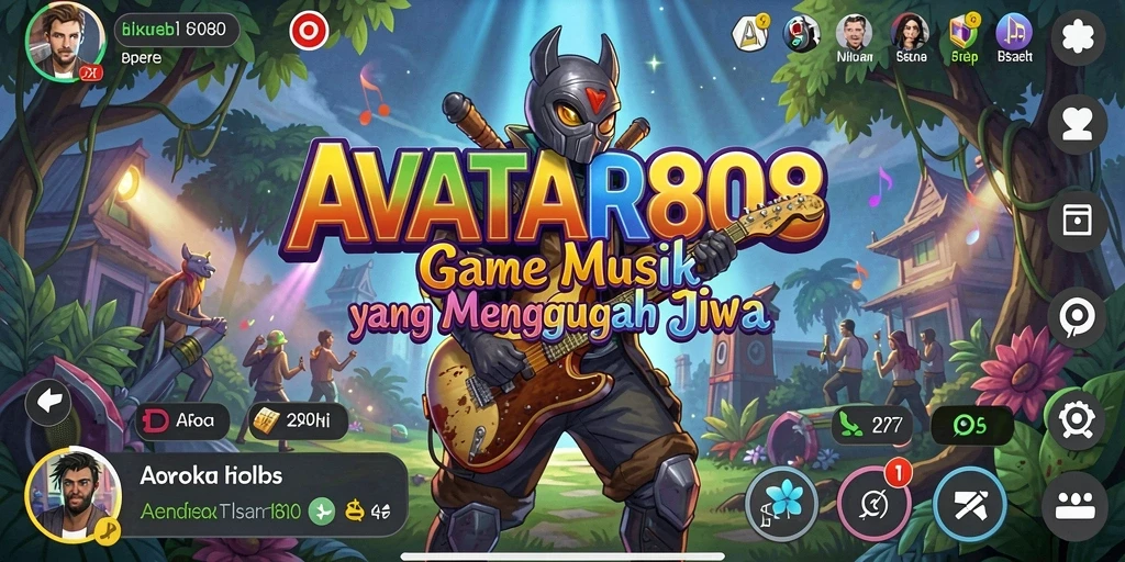 Tampilan gameplay <strong>AVATAR808</strong> yang mengasyikkan dan penuh warna.