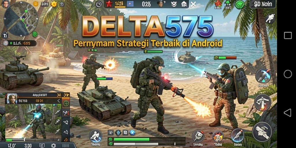 Tangkap momen seru gameplay strategis DELTA575.