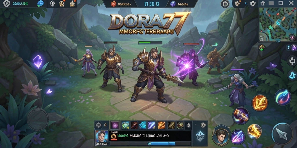 Screenshots DORA77 yang menunjukkan aksi gameplay yang mendebarkan.