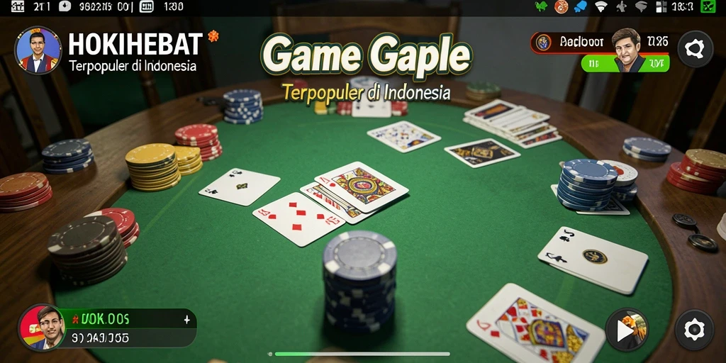 Tampilan gameplay HOKIHEBAT yang menarik dan interaktif.