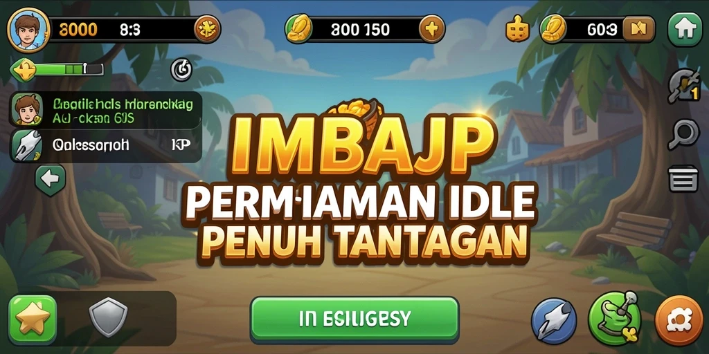Screenshot gameplay IMBAJP menampilkan karakter dan lingkungan yang menarik.