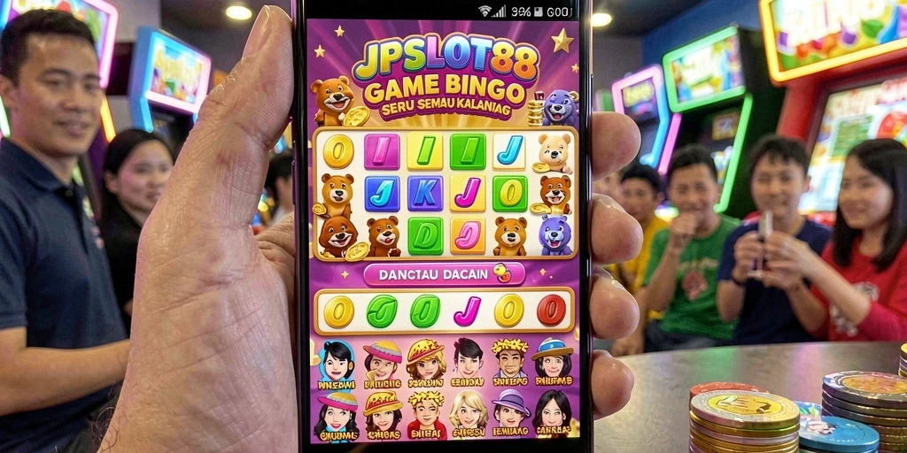 Tampilan layar utama JPSLOT88 dengan gameplay Bingo yang seru.