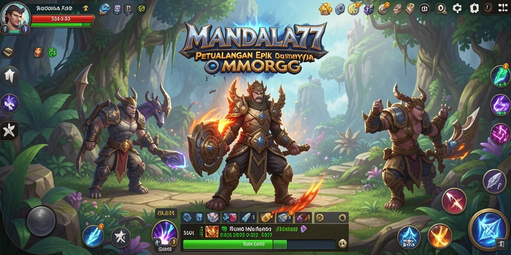 Gameplay mendalam dalam dunia MMORPG MANDALA77.