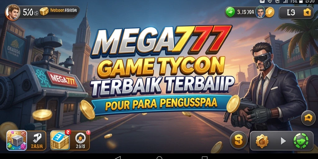 Tampilan gameplay MEGA777 dengan fitur Tycoon yang menarik.