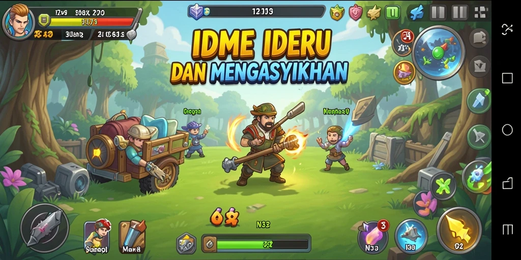 Screenshot N32 menunjukkan gameplay Idle yang menarik dan mengasyikkan.