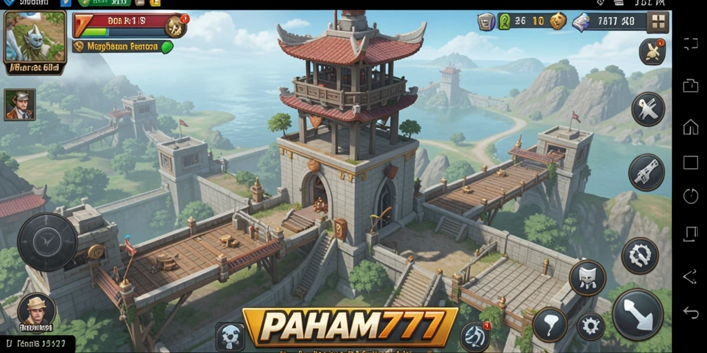 Tampilan gameplay seru dan penuh strategi dari PAHAM777.